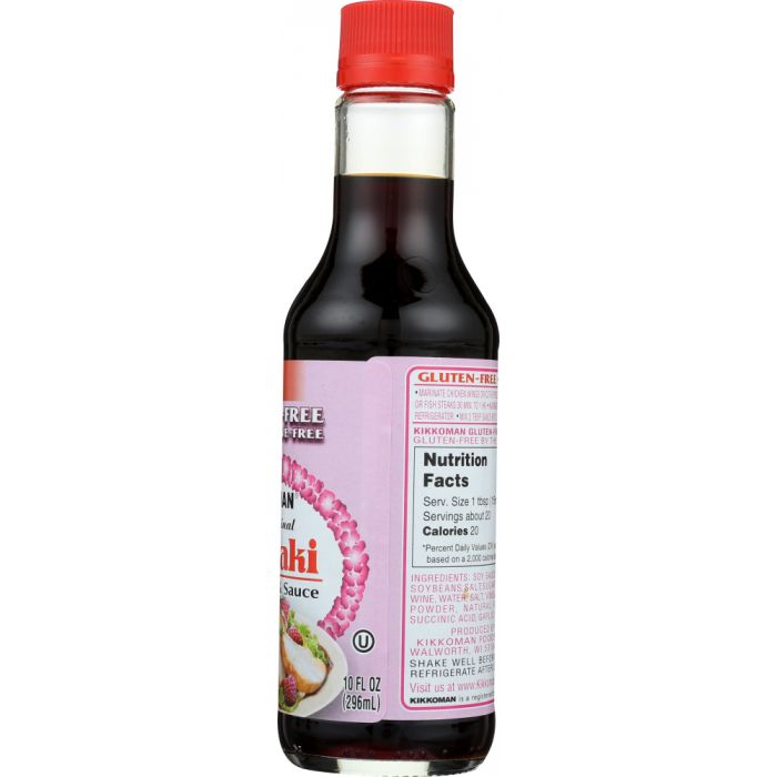 Side Label Photo of Kikkoman Orignal Teriyaki Sauce