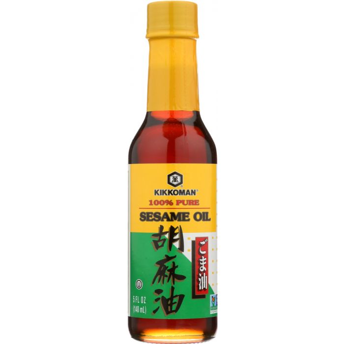 A Product Photo of Kikkoman 100% Pure Sesame Oil