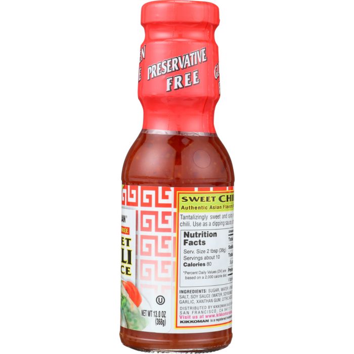 Side Label Photo of Kikkoman Sweet Chili Sauce