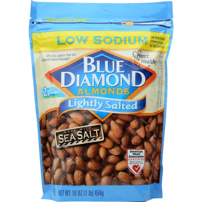 A Product Photo of Blue Diamond Lightly Salted Almonds Value Pack