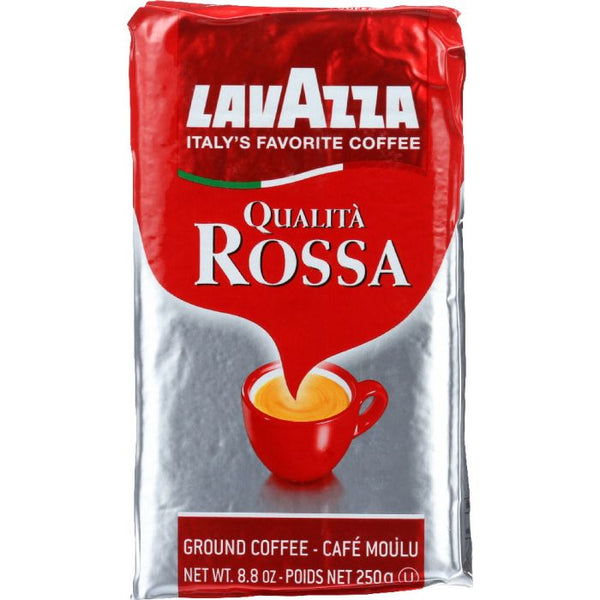 LavAzza medium roast Crema e Gusto Ground Coffee 8.80 oz (Pack of 8)