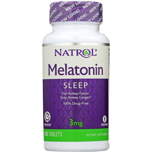 Product photo of Natrol Melatonin TR Time Release 3 mg