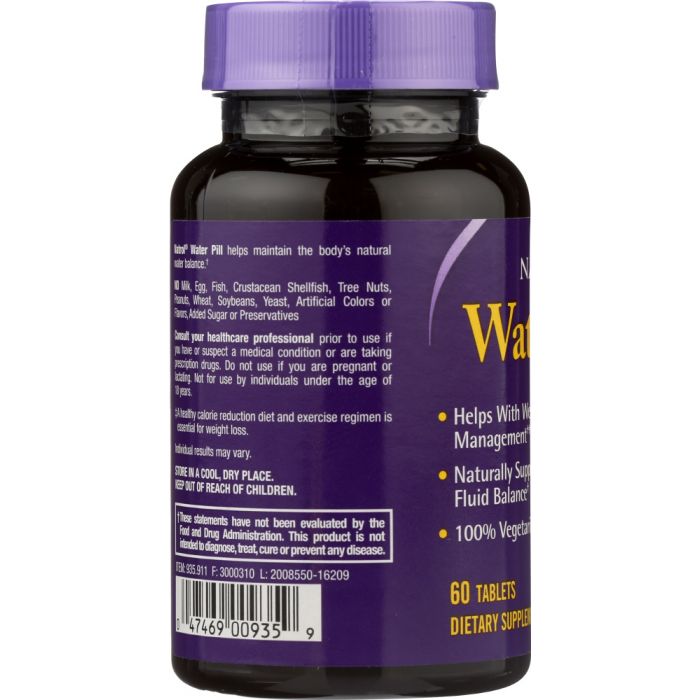 Side photo of Natrol Water Pill