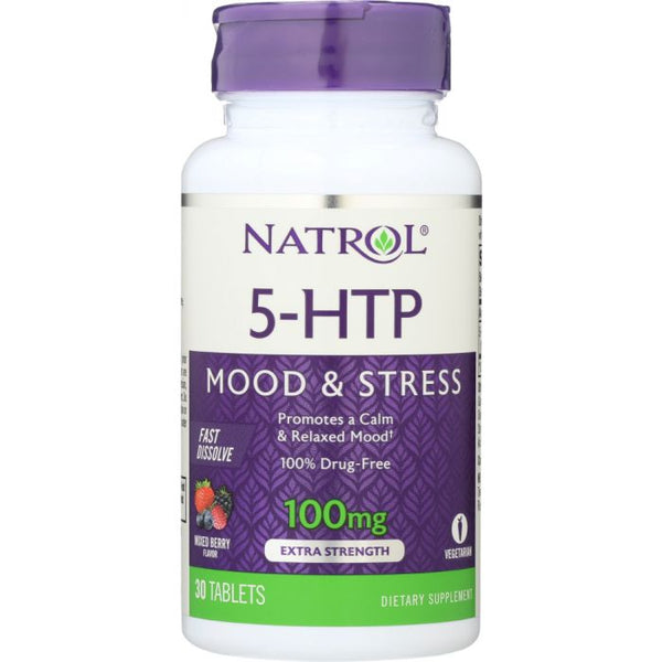 Product photo of Natrol 5-HTP Wild Berry Flavor 100 mg