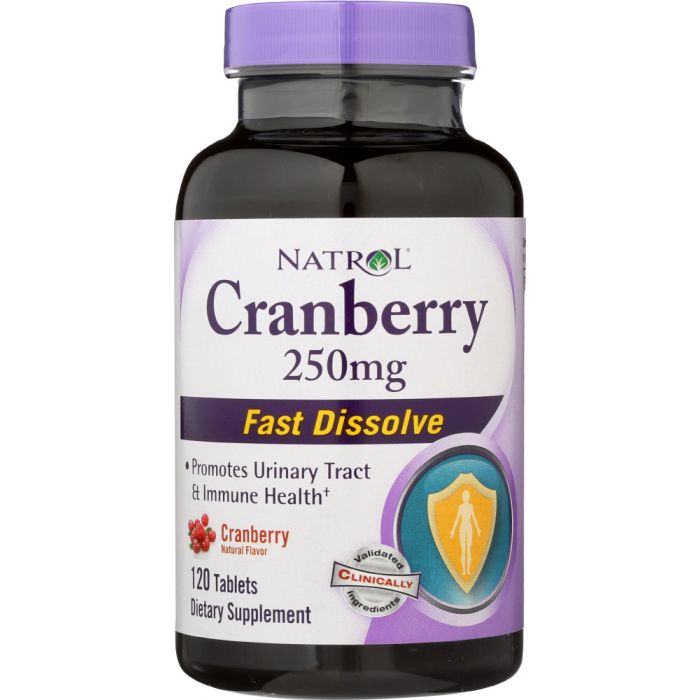 Product photo of Natrol Cranberry Fast Dissolve 250 mg