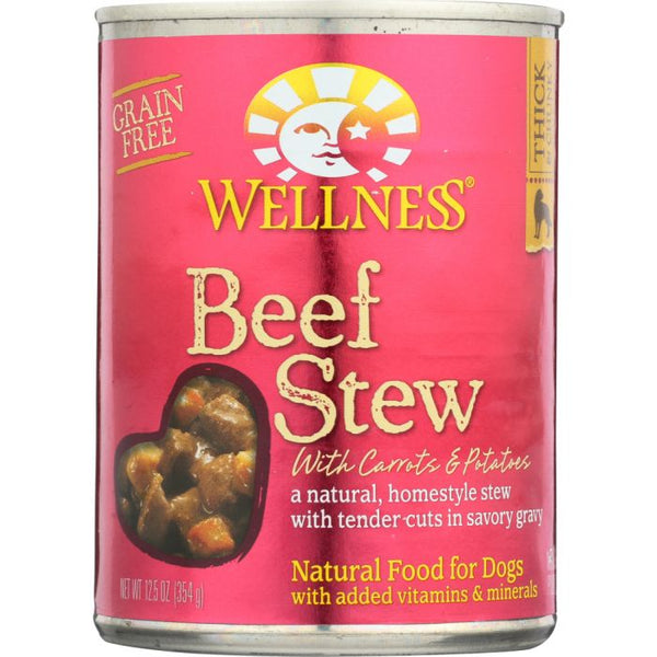Product photo of Wellness Beef Stew with Carrots & Potatoes Canned Dog Food