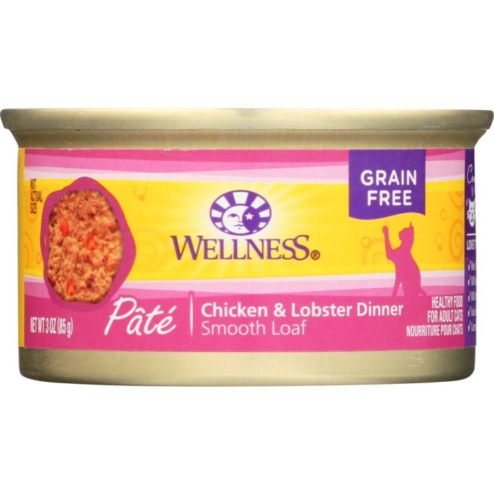 Product photo of Wellness Adult Chicken and Lobster Canned Cat Food