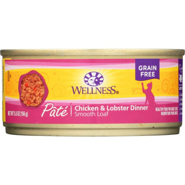 Product photo of Wellness Lobster and Chicken Cat Food