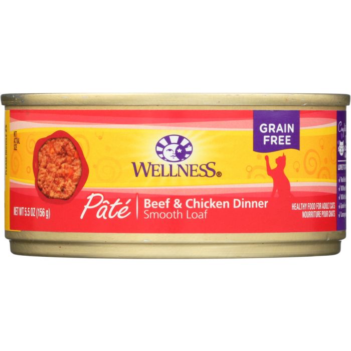 Product photo of Wellness Adult Beef & Chicken Cat Food