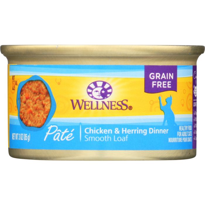Product photo of Wellness Adult Chicken and Herring Canned Cat Food