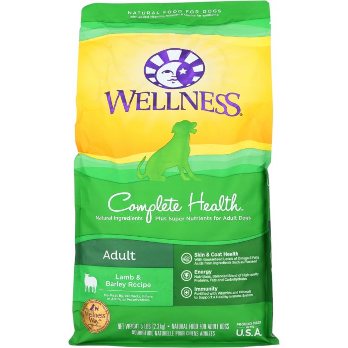Product photo of Wellness Complete Health Lamb and Barley Natural Dry Dog Food