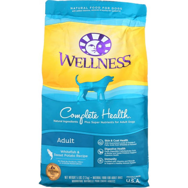 Product photo of Wellness Dry Dog Food | Complete Health Whitefish & Sweet Potato