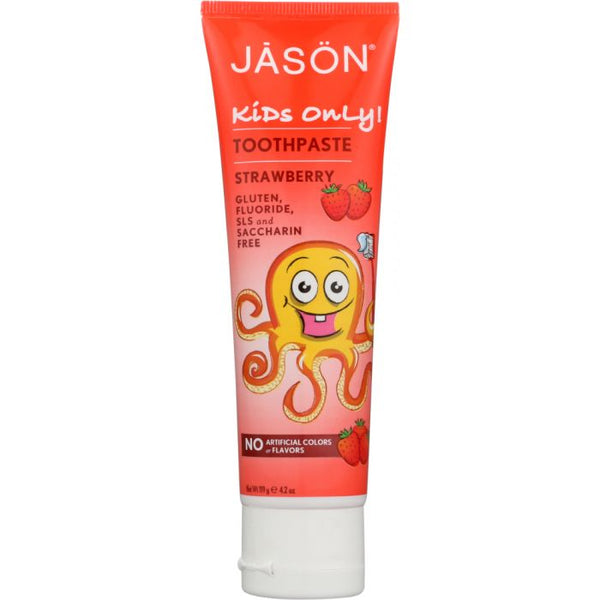 A Product Photo of Jason Kids Only! Strawberry Toothpaste