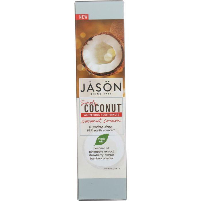 A Product Photo of Jason Simply Coconut Whitening Toothpaste