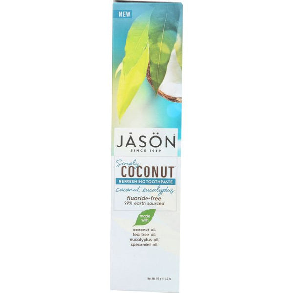 A Product Photo of Jason Simply Coconut Fluoride Free Toothpaste