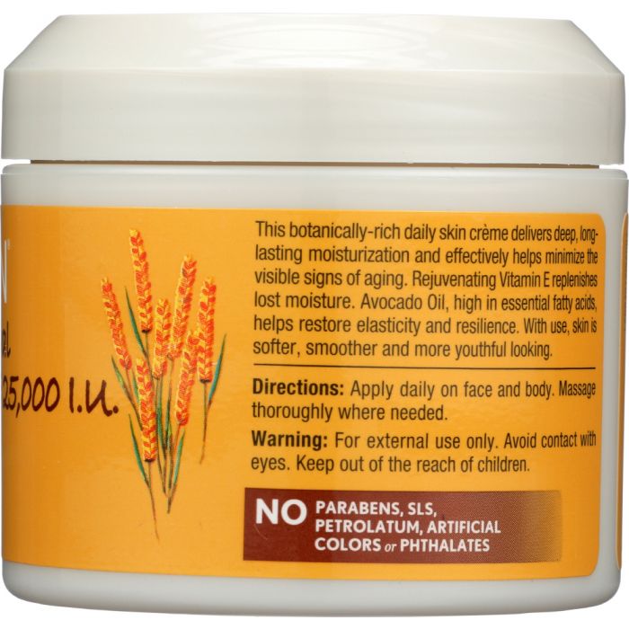 Side Label Photo of Jason Age Renewal Vitamin E 25000 IU Moisturizing Creme