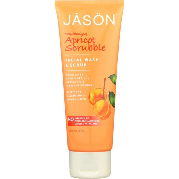 A Product Photo of Jason Apricot Scrubble Facial Wash and Scrub