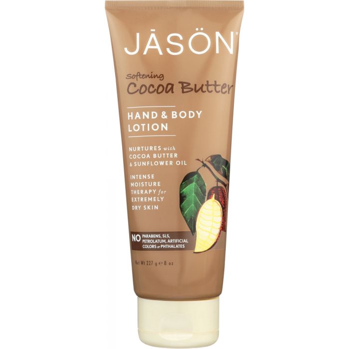 A Product Photo of Jason Softening Cocoa Butter Hand and Body Lotion