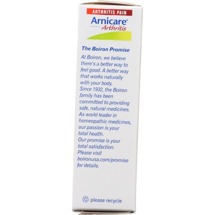 Description label photo of Boiron Arnicare Arthritis
