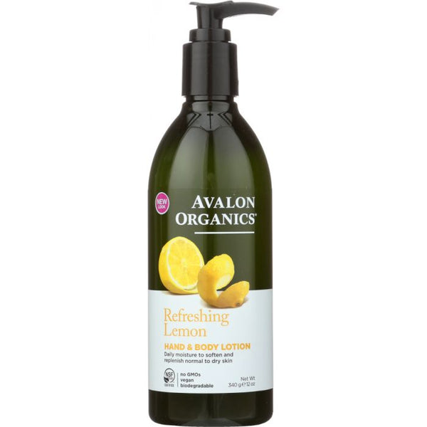 Product photo of Avalon Organics Hand and Body Lotion Lemon