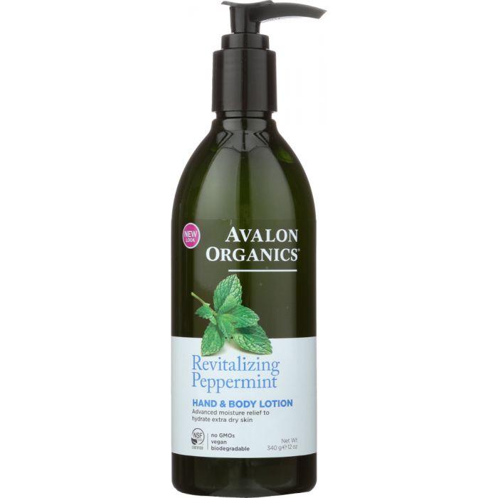 Product photo of Avalon Organics Hand & Body Lotion Peppermint