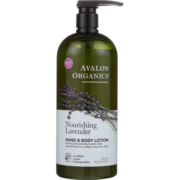 Product photo of Avalon Organics Hand & Body Lotion Lavender
