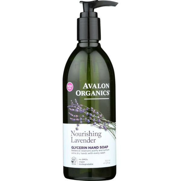 Product photo of Avalon Organics Lavender Glycerin Liquid Hand Soap