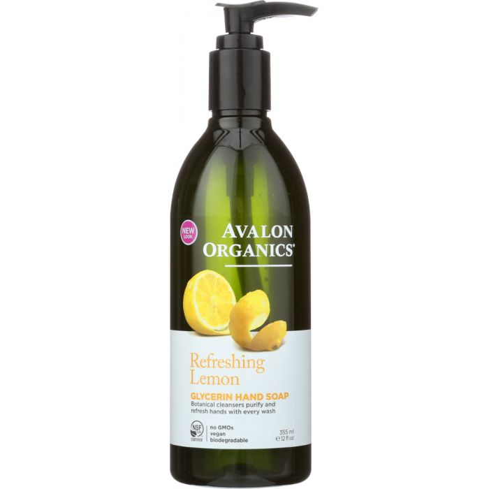 Product photo of Avalon Organics Lemon Glycerin Hand Soap