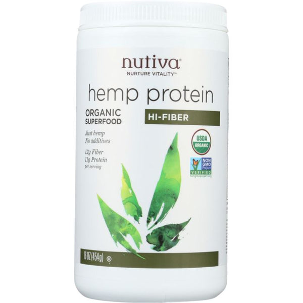 Product photo of Nutiva Organic Superfood Hemp Protein Hi-Fiber