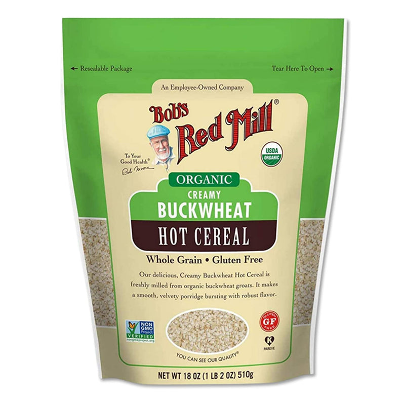 Bobs Red Mill Organic Creamy Buckwheat Hot Cereal (18oz) & BELLATAVO Ref Magnet!