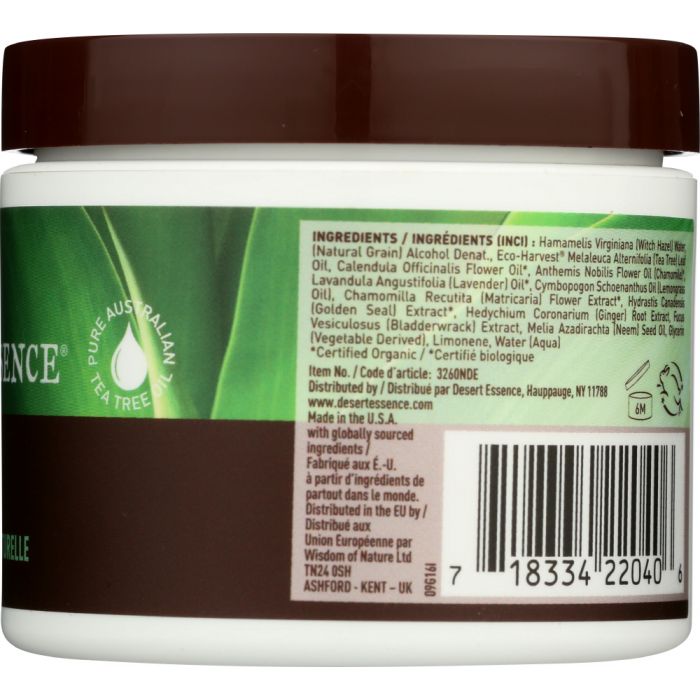 Natural Tea Tree Oil Facial Cleansing Pads Original (50 pc)