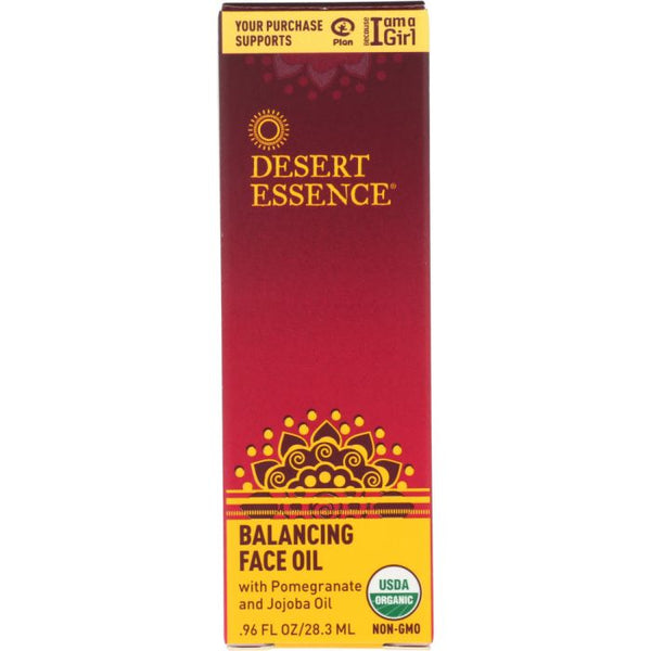 A product photo of Desert Essence Balancing Face Oil