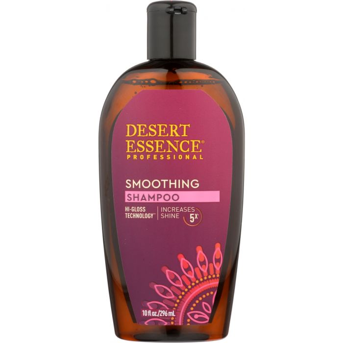 A product photo of Desert Essence Smoothing Shampoo 