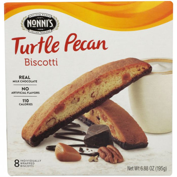 A Product Photo of Nonni's Turtle Pecan Biscotti