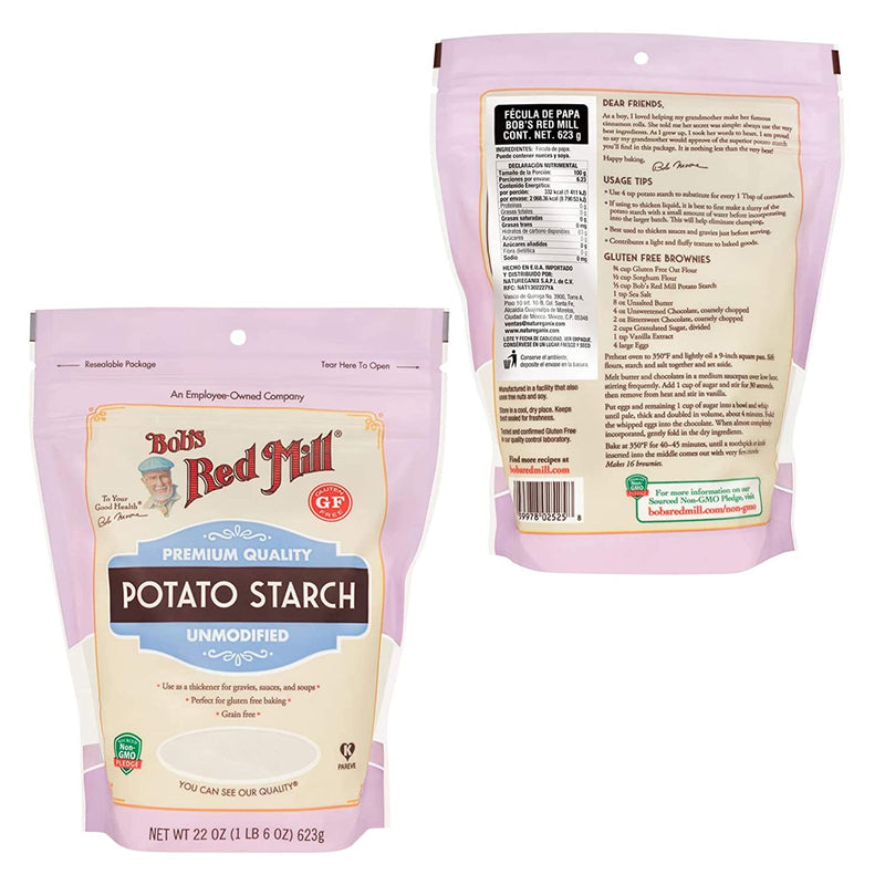 Bobs Red Mill Potato Starch (22 Oz) & BELLATAVO Ref Magnet