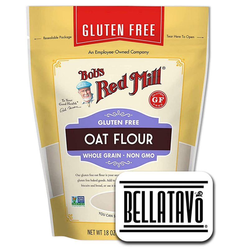 Bobs Red Mill Oat Flour (18oz) Plus a BELLATAVO Recipe Card