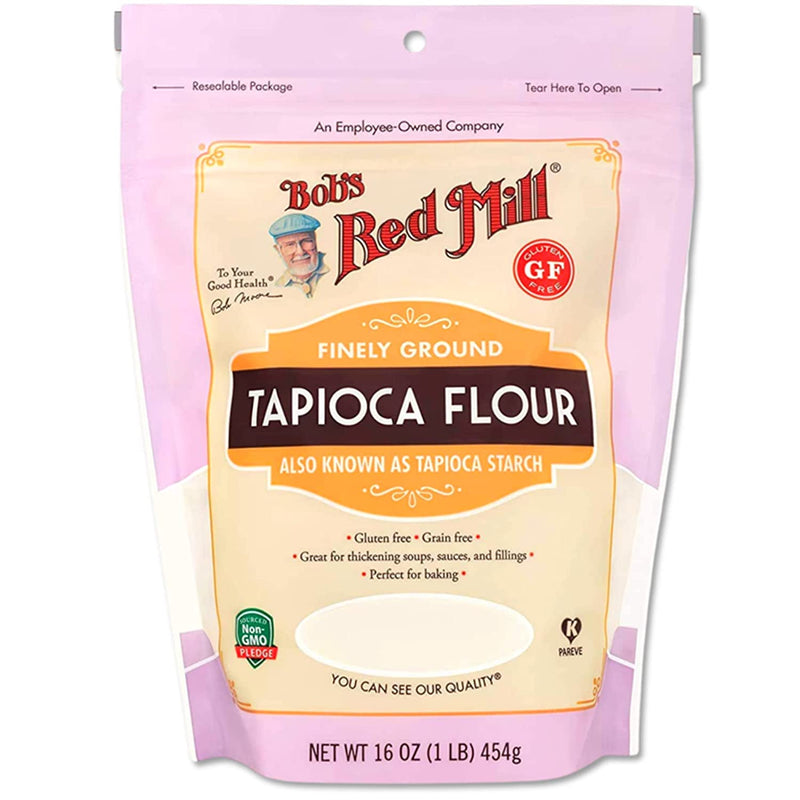 Bobs Red Mill Tapioca Flour (16oz) and a BELLATAVO Recipe Card
