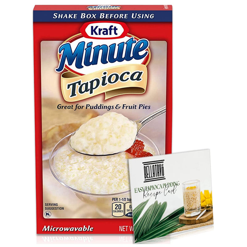 Kraft Minute Tapioca (8oz) and BELLATAVO Recipe Card