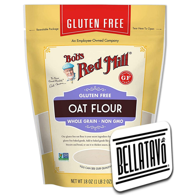 Bobs Red Mill Oat Flour (18oz) Plus a BELLATAVO Recipe Card