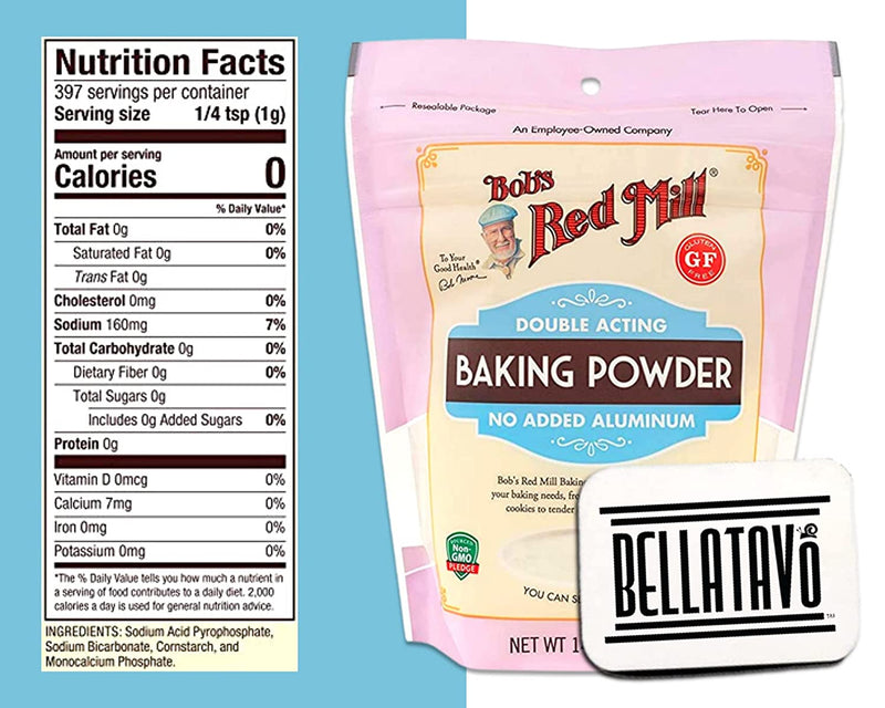 Bob's Red Mill Baking Powder (14Oz) & BELLATAVO Magnet