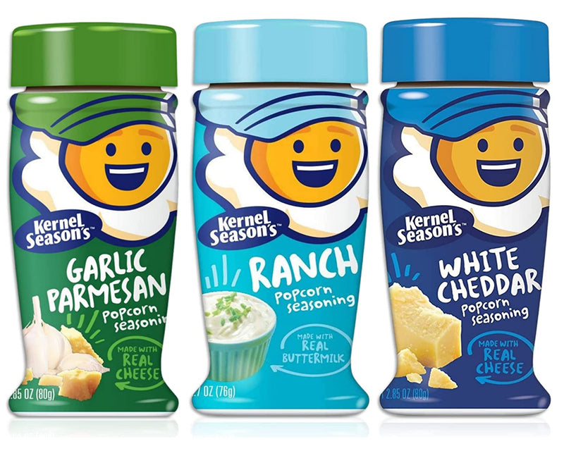 Kernel Season's Popcorn Seasoning Bundle (3 Bottle) Plus a BELLATAVO Ref Magnet