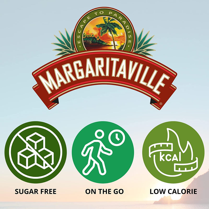 Margaritaville Singles To Go Margarita Drink Mix (6 Each Box) Plus a BELLATAVO Ref Magnet