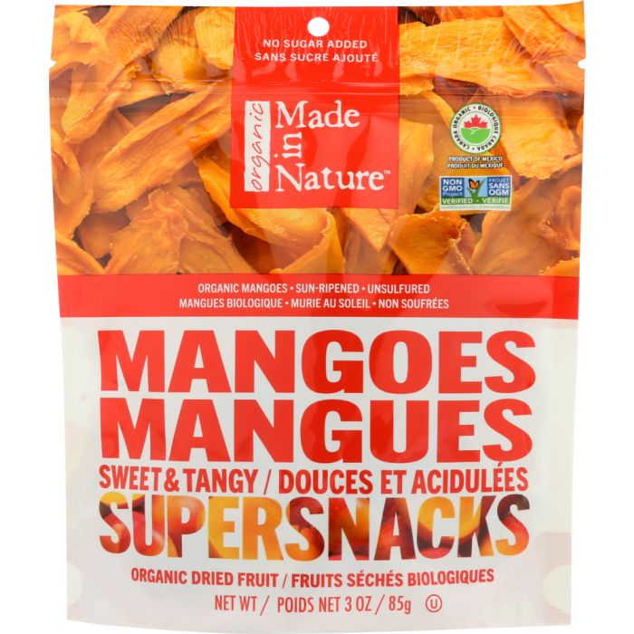 Organic Mangoes Dried & Unsulfured (3 oz)