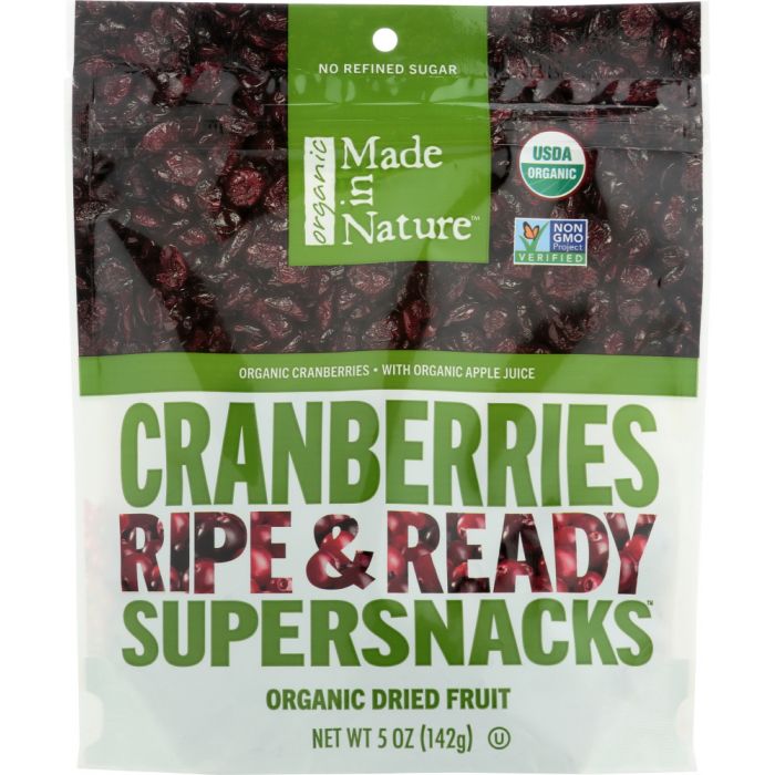 Organic Dried Fruit Cranberries (5 oz)