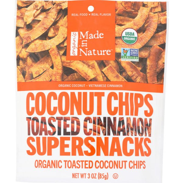 Organic Toasted Coconut Chips Cinnamon (3 oz)