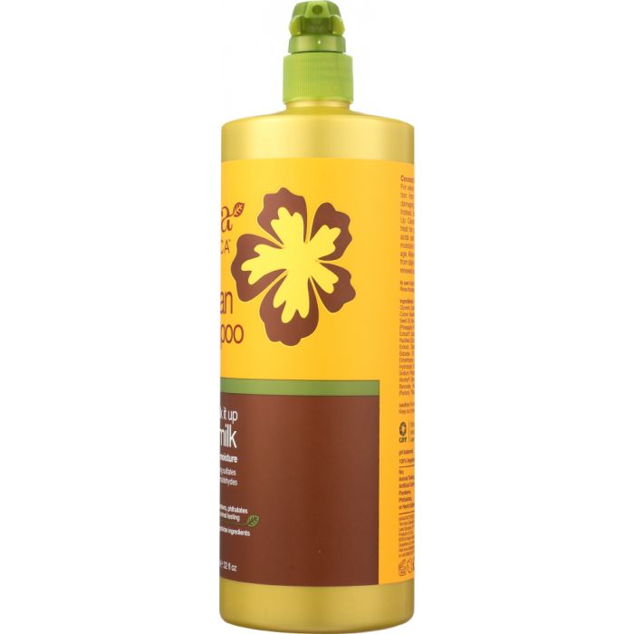 Side photo of Alba Botanica Shampoo Coconut Drink It Up