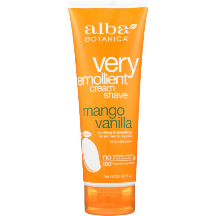Product photo of Alba Botanica Natural Very Emollient Cream Shave Mango Vanilla