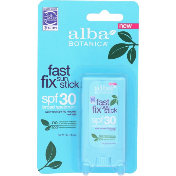 Product photo of Alba Botanica Sun Stick Fast Fix SPF 30