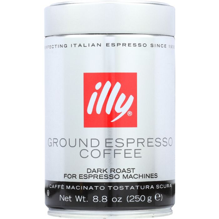 A Product Photo of Illy Dark Roast Ground Espresso Coffee
