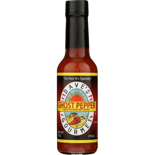 A Product Photo of Dave's Gourmet Ghost Pepper Hot Sauce